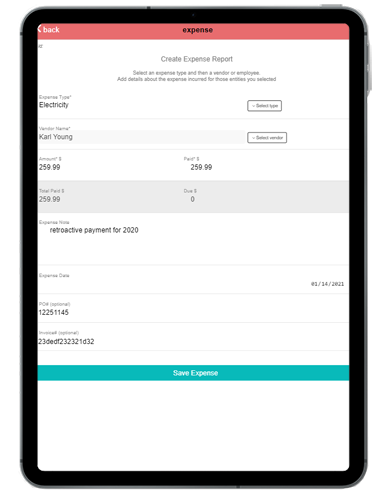 expense tracking for auto repair shops