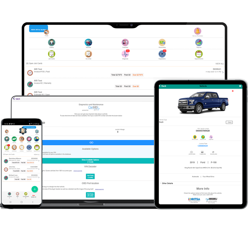 easy free automotive repair shop software