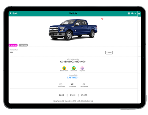 vehicle management labeling with ARI