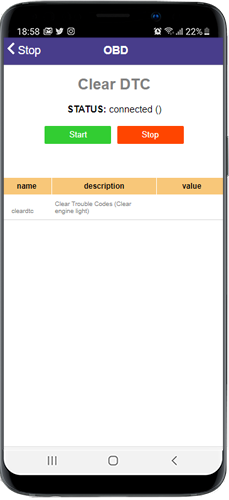 clear dtc and reset check engine light