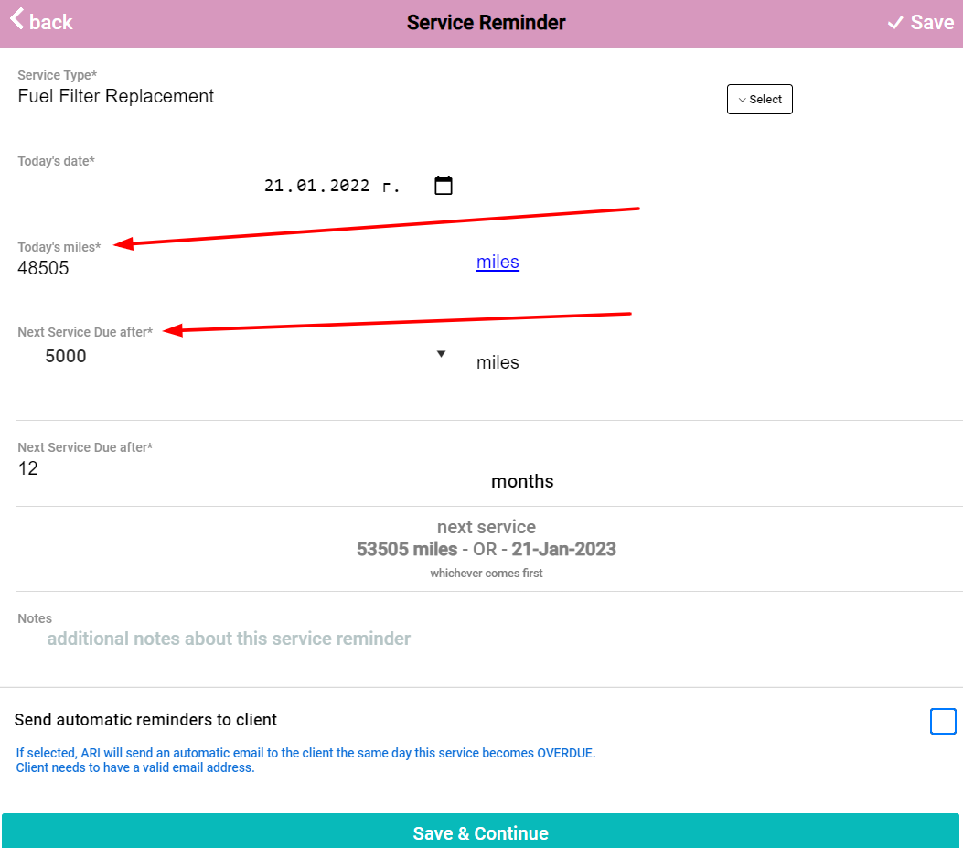 ARI (Auto Repair Software) update v9.9 – Various feature developments - ARI