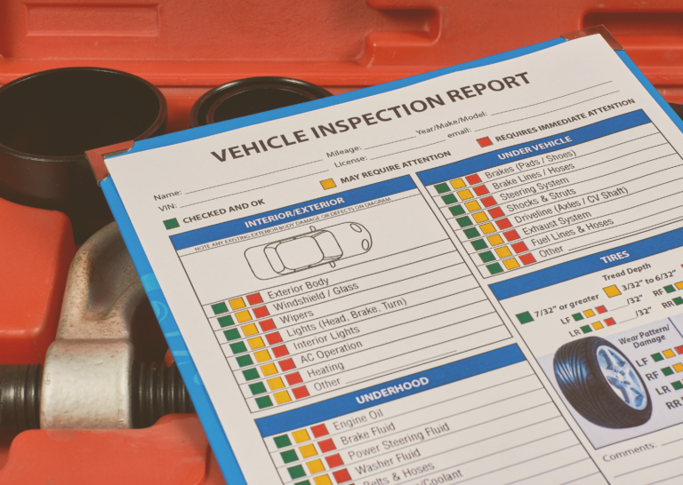 vehicle inspections report photo