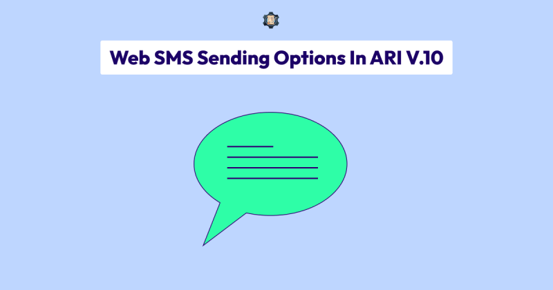 Web SMS Send Illustration