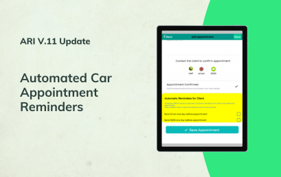 Automated Car Appointment Reminders (new feature in ARI v.11)