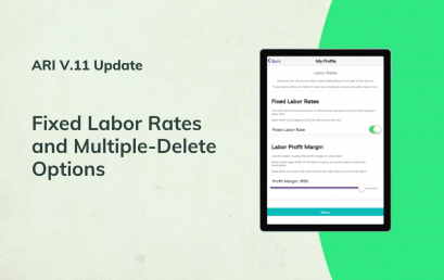 Fixed Labor Rates and Multiple-Delete Options(new feature in ARI v.11)