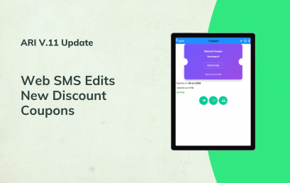 Web SMS Editing and Discount Coupon Redesign(new feature in ARI v.11)