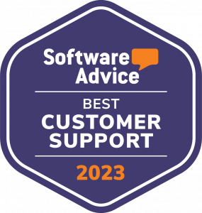 Software Advice Best Customer Support Badge 