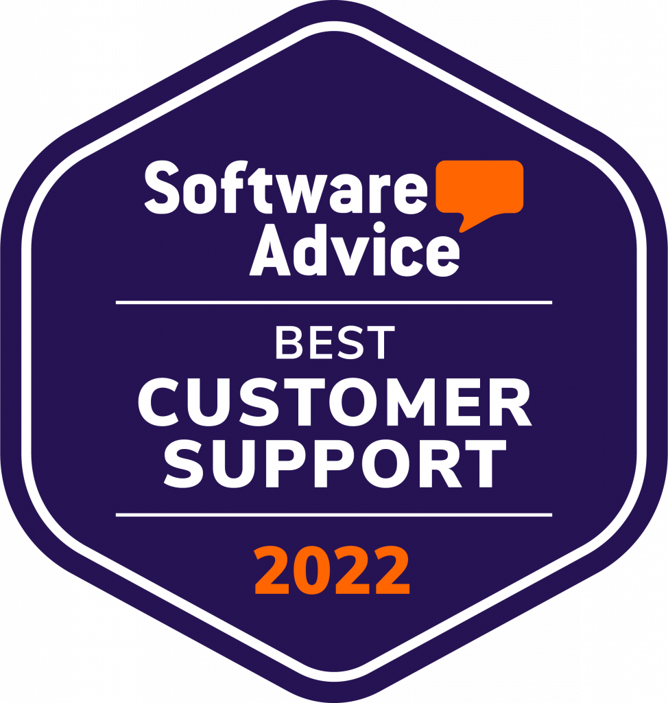 Software Advice best custome support badge for ARI