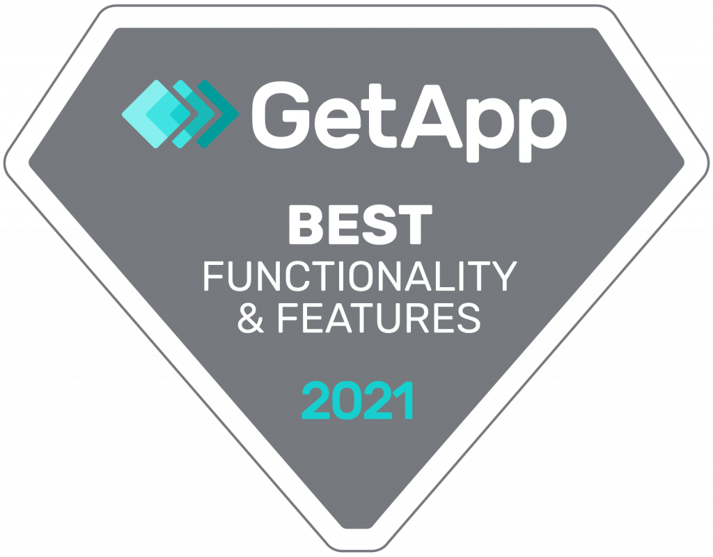 best functionality and features award getapp