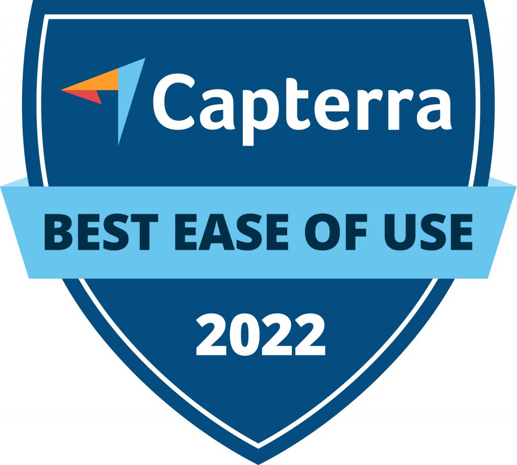 Best ease of use badge capterra 2022