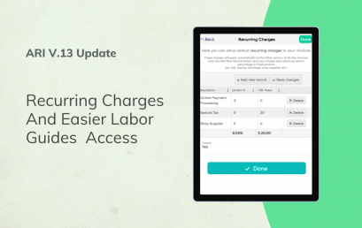 Updated Labor Guides Access And Recurring Fees | ARI V.13