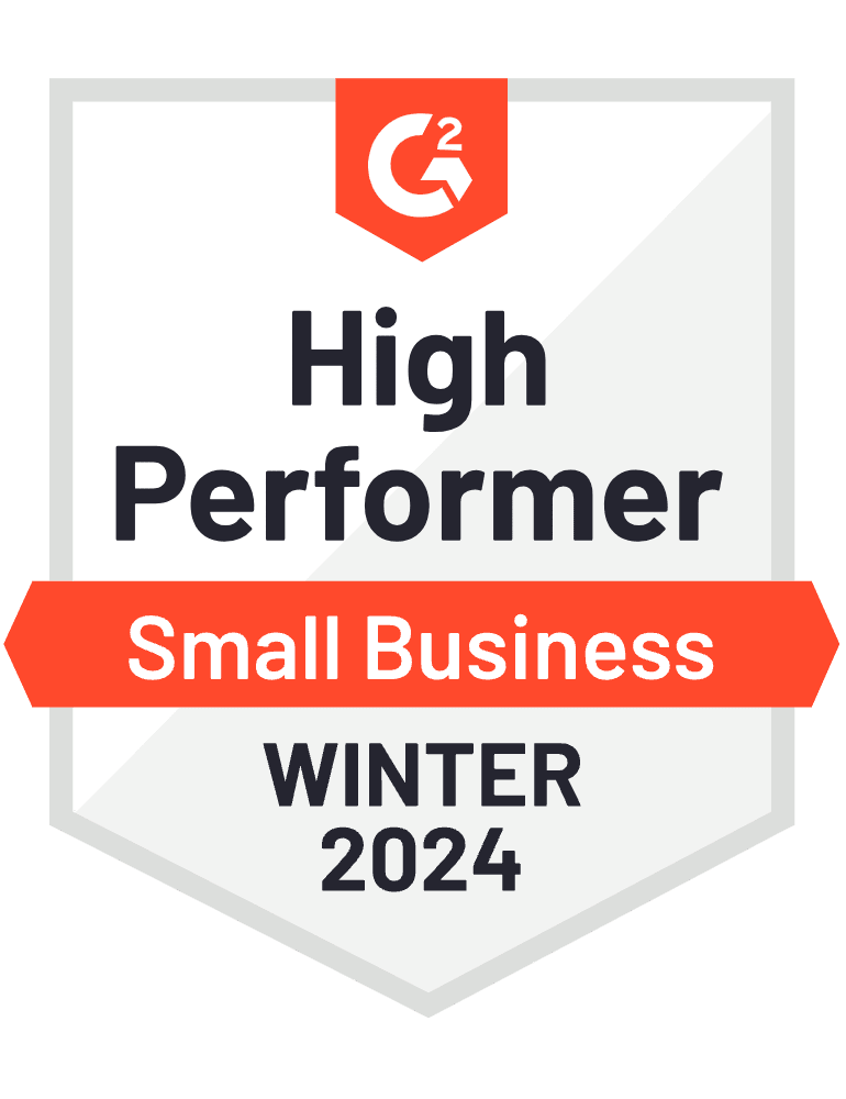 g2 high performer badge