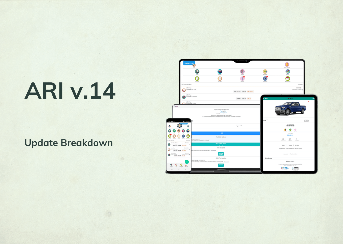 ARI-v.14 update breakdown illustration