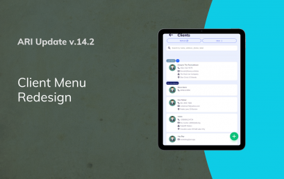 ARI Update – Client Menu Redesign