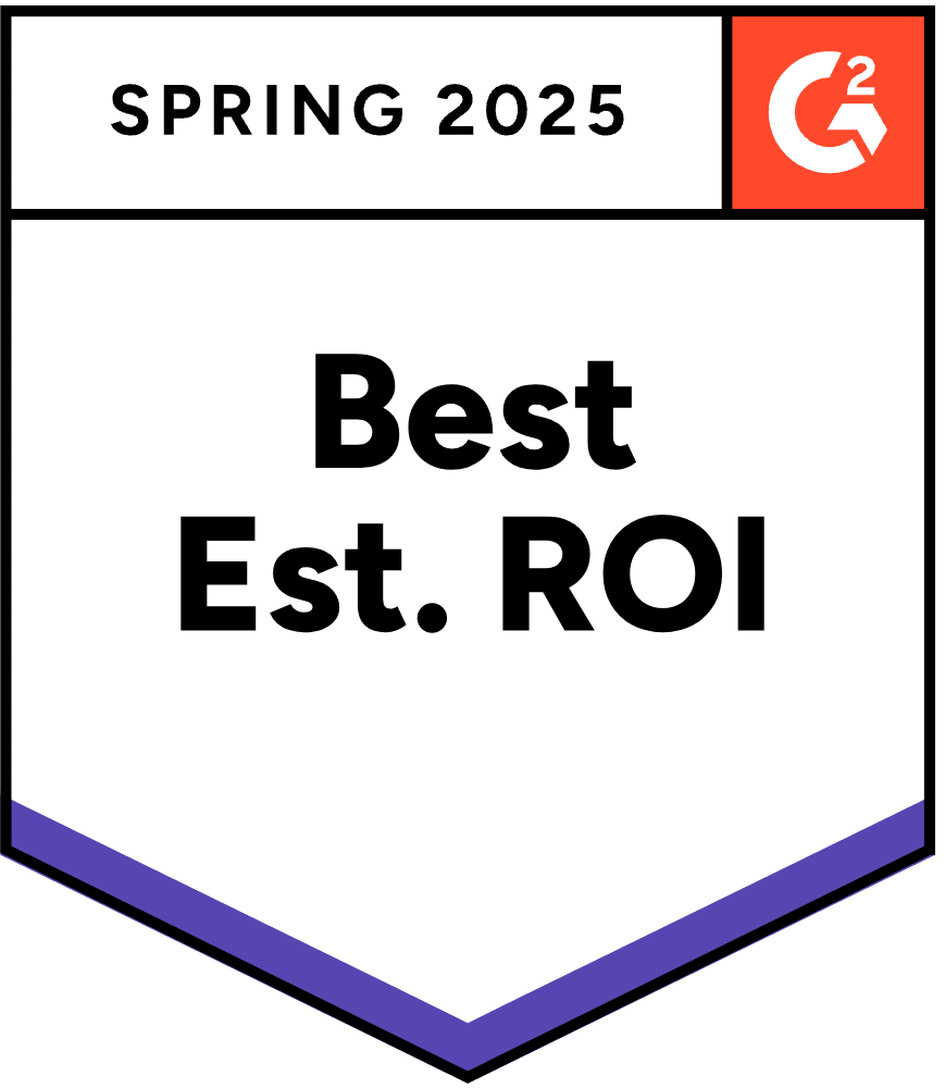 estimated best roi award from g2