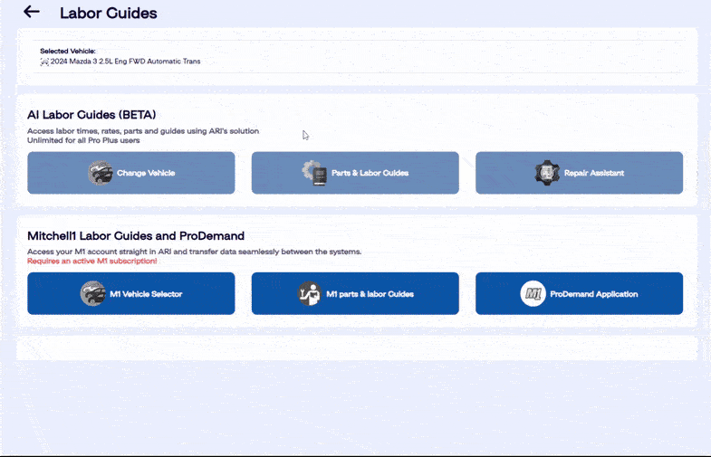 ARI's AI labor guides for yearly maintenance checks
