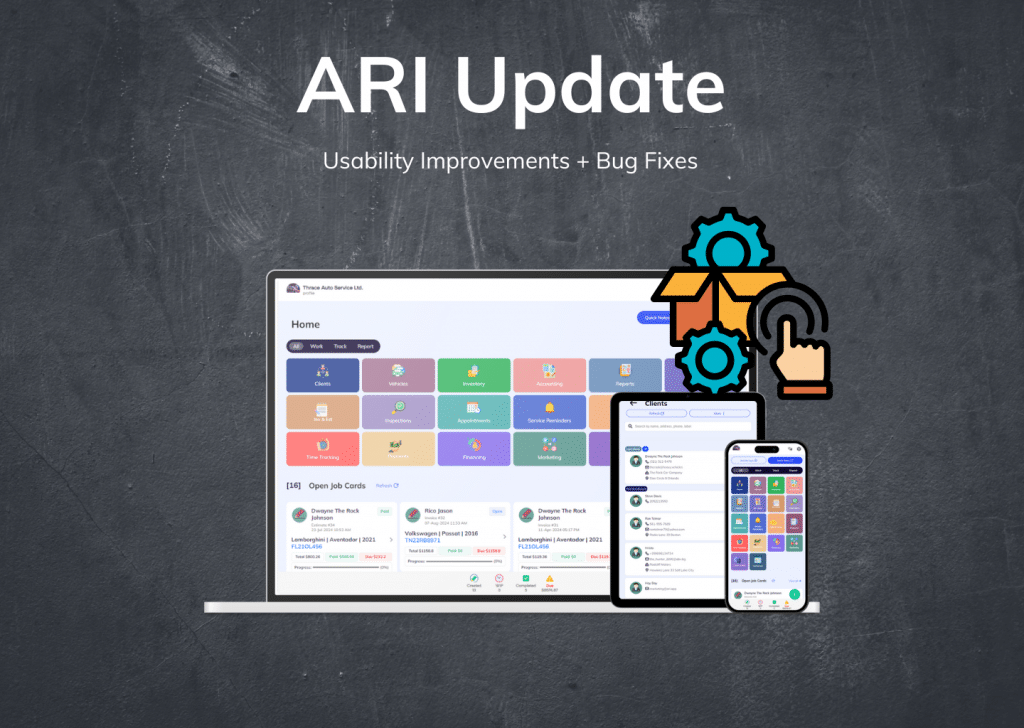 ARI update Usability Improvements Illustration