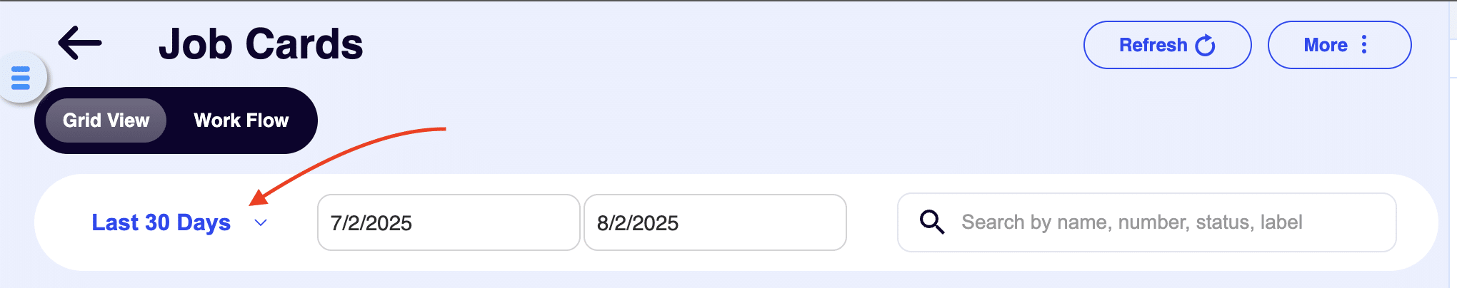 Quick search in ARI example