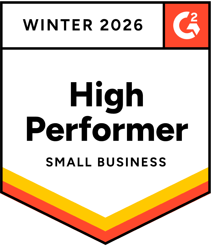 G2 award for High Performer Small Business Winter 2026 for ARI (Auto Repair Software)