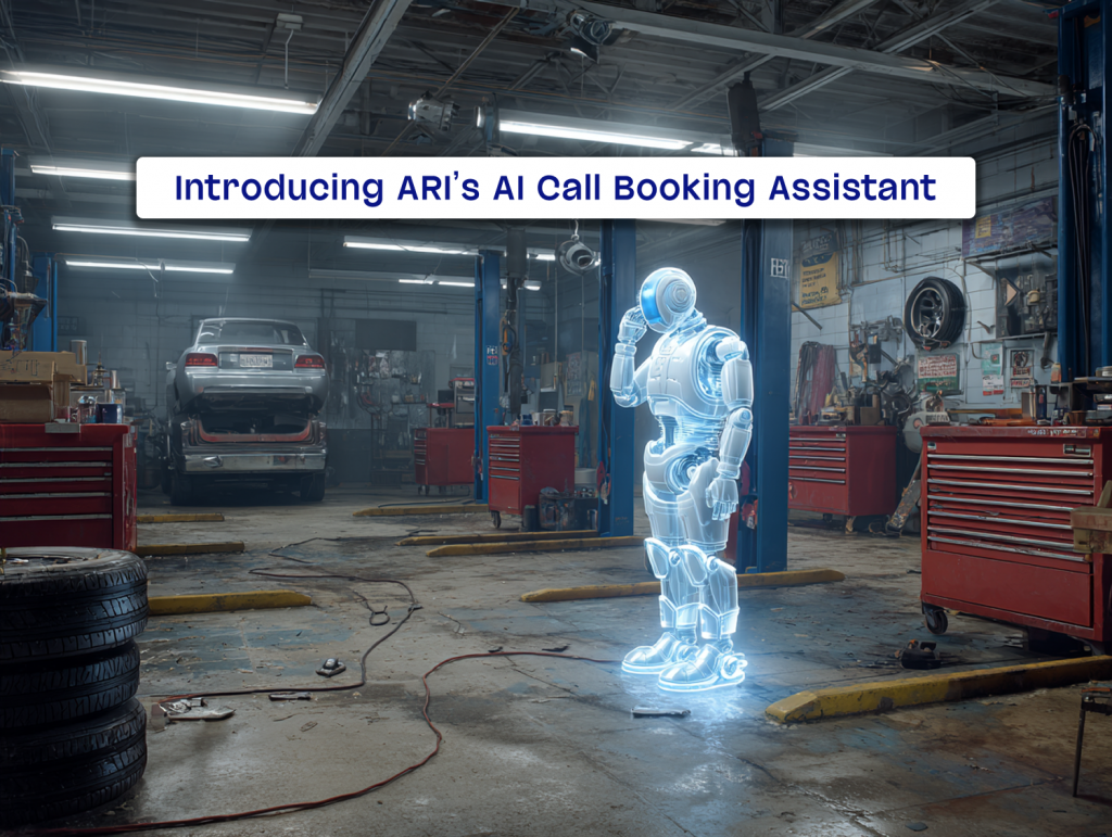 ARI AI Voice Booking Assistant Illustration