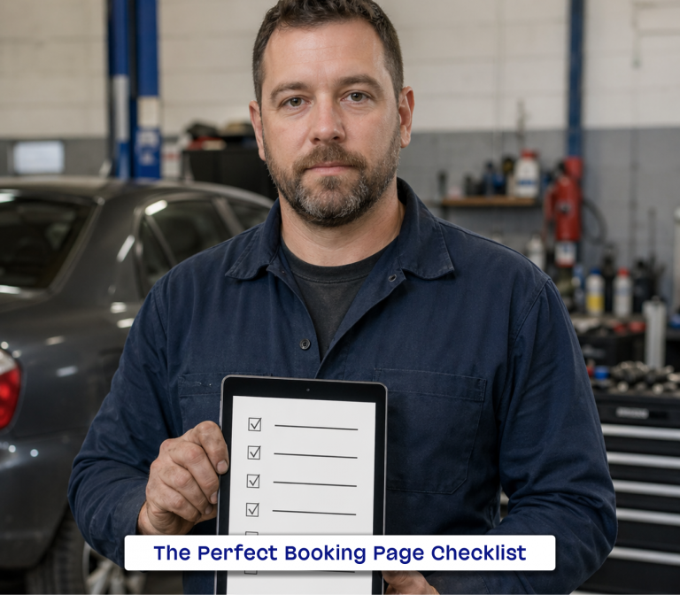 Perfect Online Booking Page checklist
